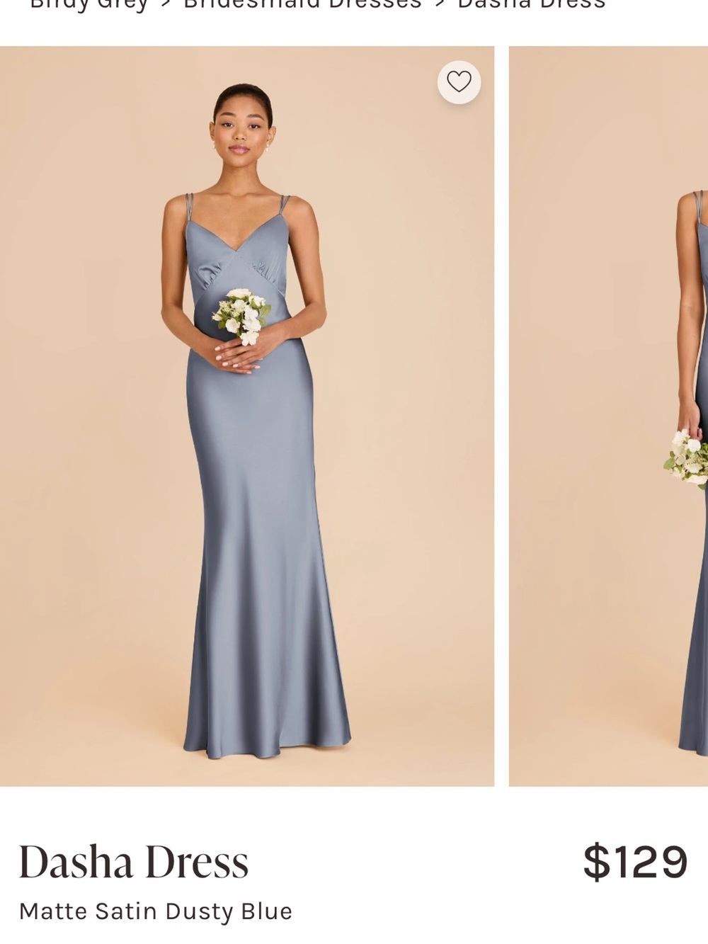 Birdie Grey Dasha Dress in Dusty Blue